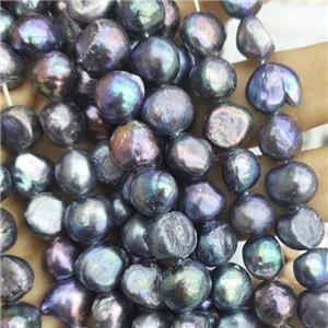 Natural Freshwater Pearl Beads, freeform, approx 11-12mm, 35cm length