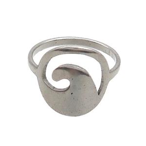 Raw Stainless Steel Rings, approx 13-14mm, 18mm dia