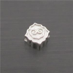 Sterling Silver Beads Square, approx 5mm