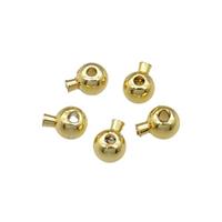 copper BeadStopper, unfade, gold plated, approx 3mm