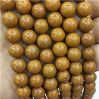 Brown Mookaite Beads Smooth Round, approx 8mm dia