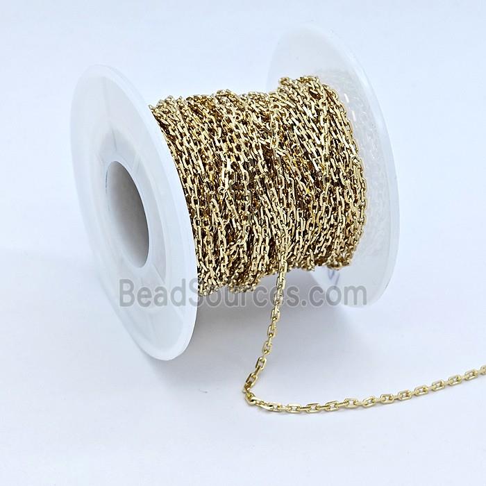 Copper Chain, Gold Plated