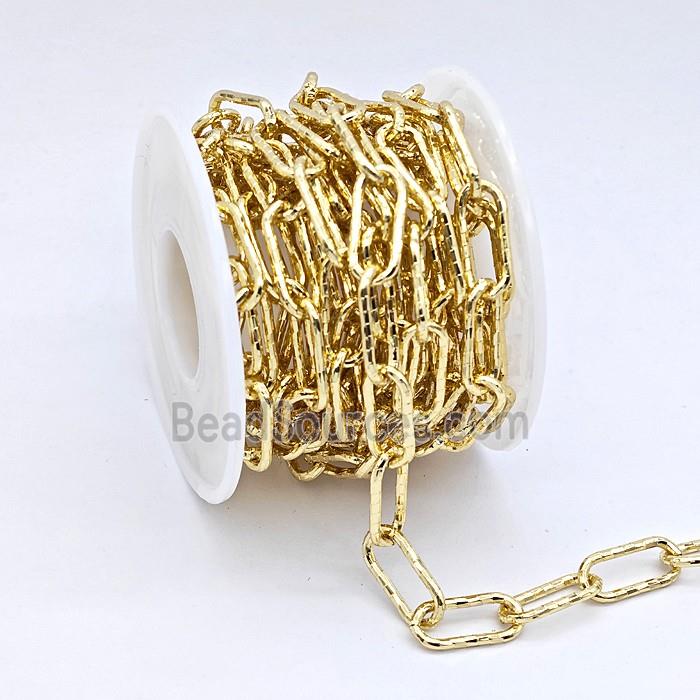 Copper Chain, Gold Plated