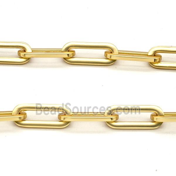 Alloy Chain Duck Matte Gold