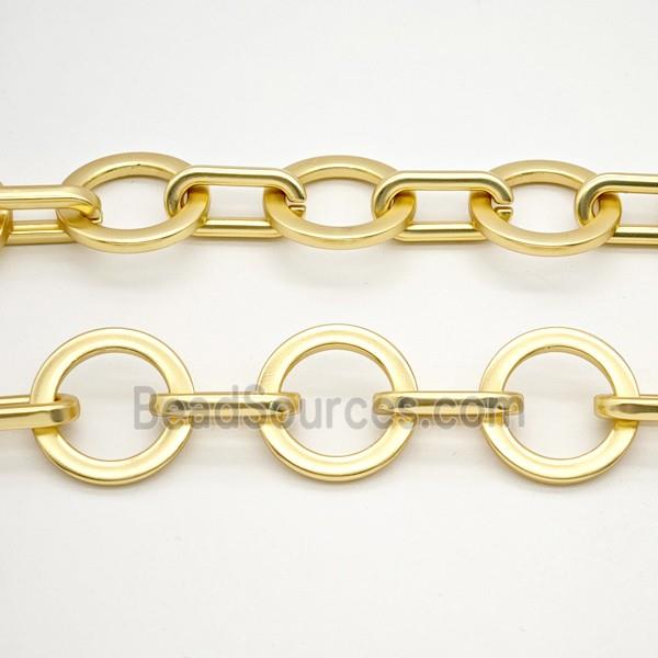 Alloy Chain Duck Matte Gold