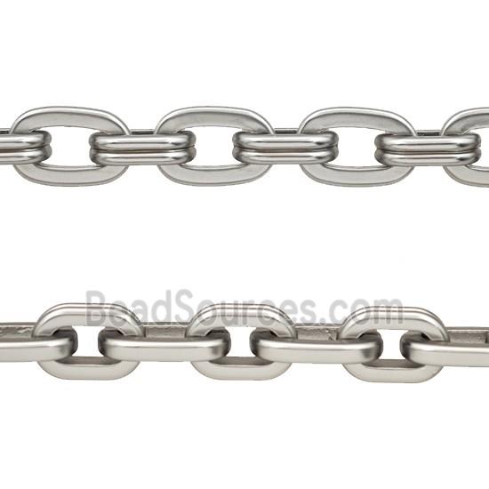Alloy Chain Duck Matte Silver