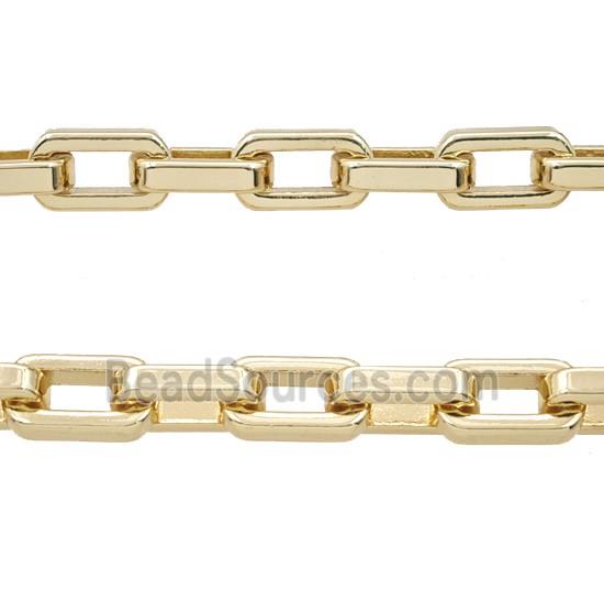 Aluminium Chain Duck Matte Gold