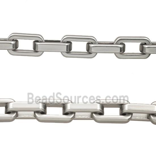 Alloy Chain Duck Matte Silver