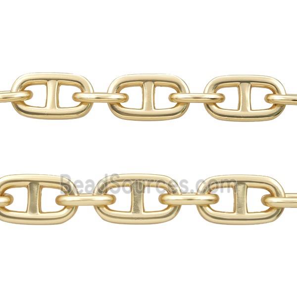 Alloy Chain Duck Matte Gold