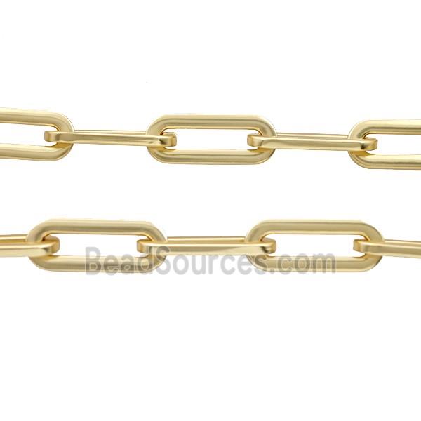Alloy Chain Duck Matte Gold