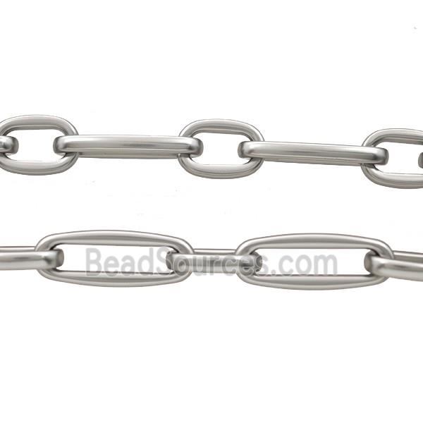 Alloy Chain Duck Matte Silver