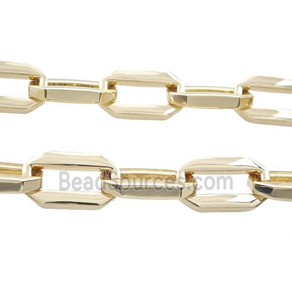 Aluminium Chain Duck Matte Gold