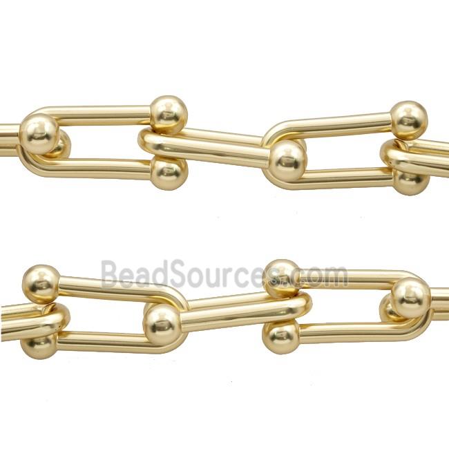 Alloy Chain Duck Matte Gold