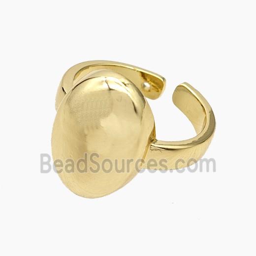 Copper Rings Gold Plated