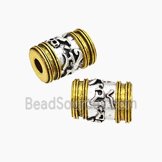 Alloy Bead, Silver Plated