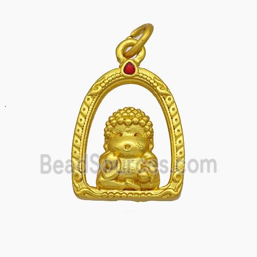 Copper Bead, Gold Plated