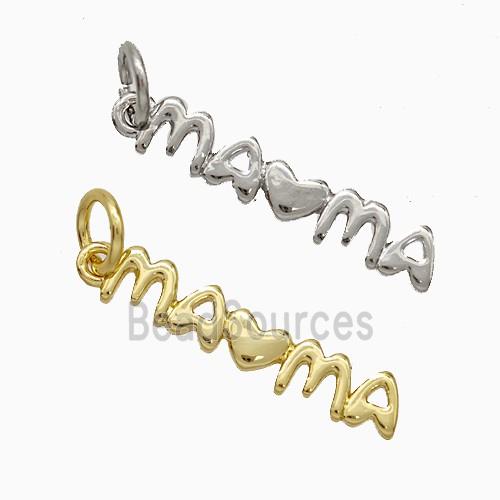 Copper Mama Pendant Heart Mixed