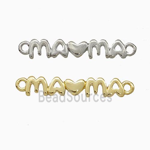 Copper Mama Connector Heart Mixed