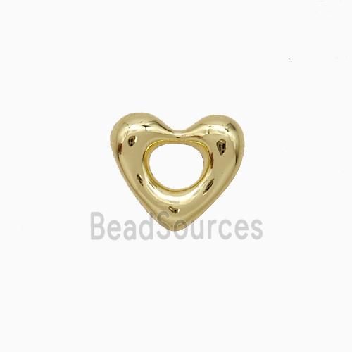 Copper Heart Pendant Gold Plated