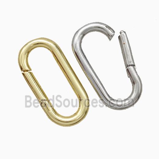Copper Carabiner Clasp Mixed