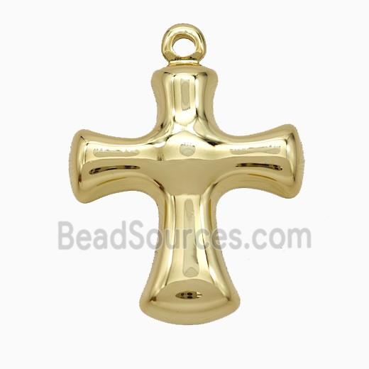 Copper Cross Pendant Gold Plated