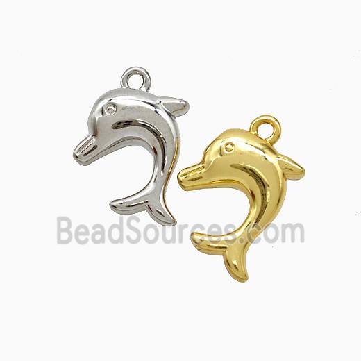 Copper Dolphin Pendant Mixed