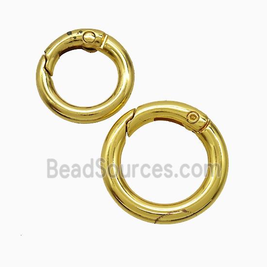Copper Carabiner Clasp Gold Plated