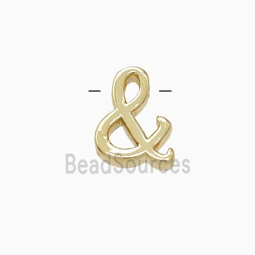 Copper And Signs Pendant Gold Plated