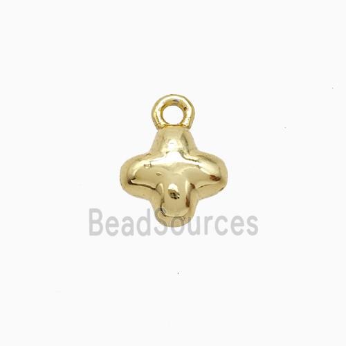 Copper Cross Pendant Gold Plated