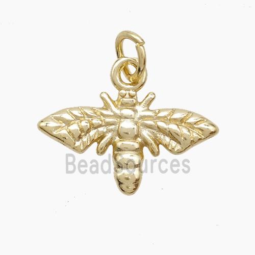 Copper Honeybee Pendant Gold Plated
