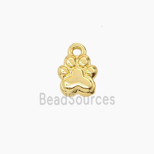 Copper Paws Pendant Gold Plated