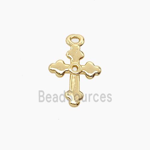 Copper Cross Pendant Gold Plated