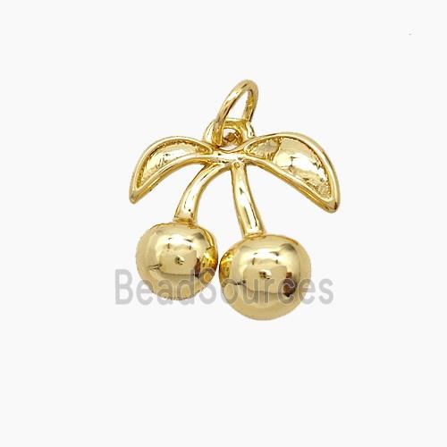 Copper Strawberry Pendant Gold Plated