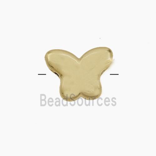 Copper Butterfly Beads Gold Plated