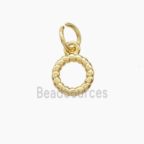 Copper Pendant, gold plated