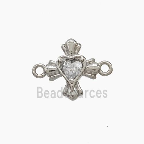 Copper Pendant Pave Zircon, Gold Plated