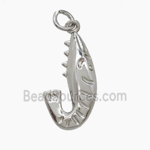 Copper Pendant Pave Zircon, Gold Plated