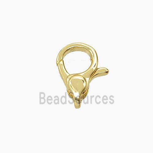 Copper Connector Clasp, Gold Plated