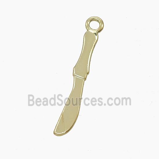 Copper Pendant, Gold Plated