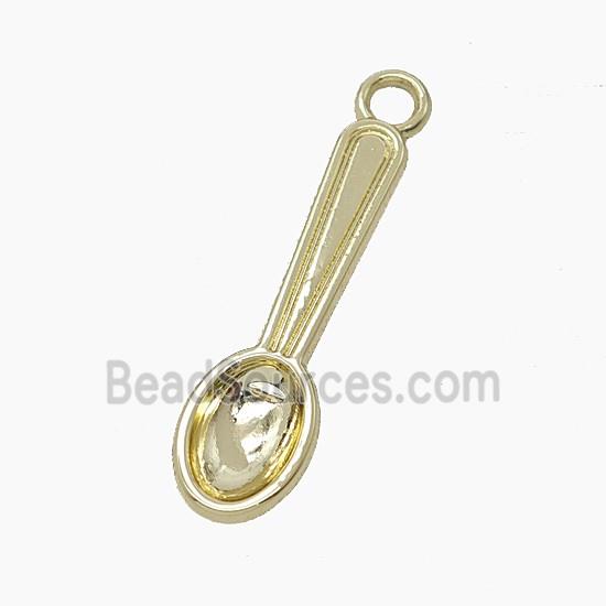 Copper Pendant, Gold Plated