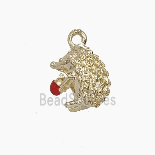 Copper Pendant, Gold Plated