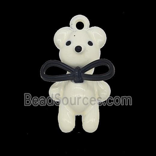 Enamel Copper Pendant, Gold Plated