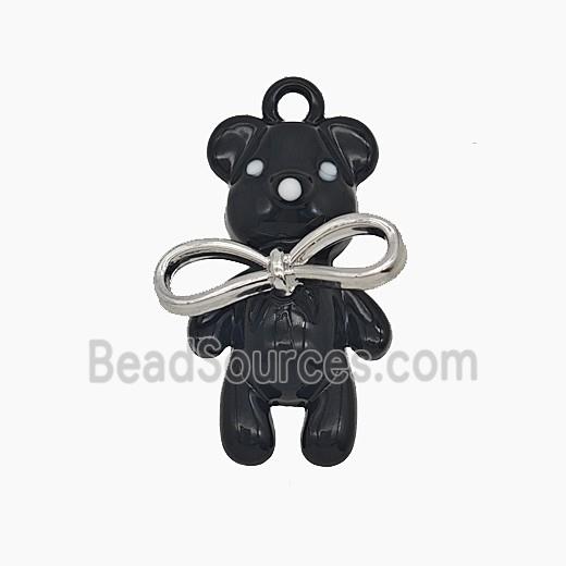 Enamel Copper Pendant, Gold Plated