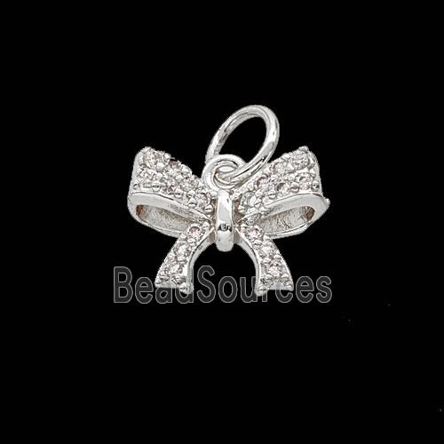 Copper Bead Pave Zircon, Gold Plated