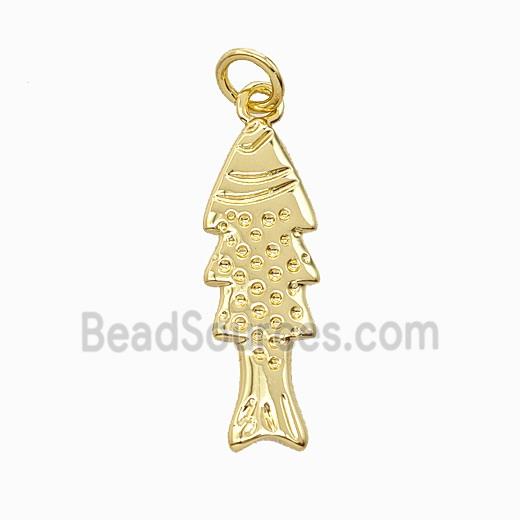 Copper Fish Pendant Gold Plated