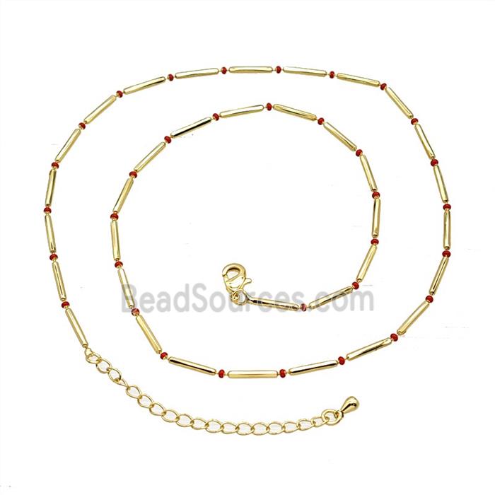 Copper Necklace Chain Gold Plated