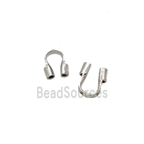 Wire Thimble Protector Copper Platinum Plated