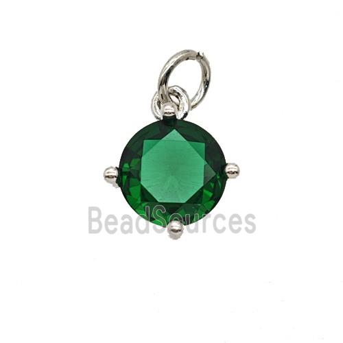 Green Crystal Glass Pendant