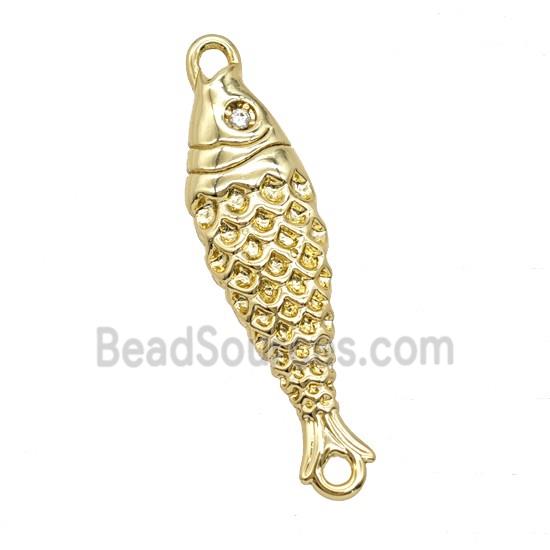 Copper Fish Connector Gold Plated