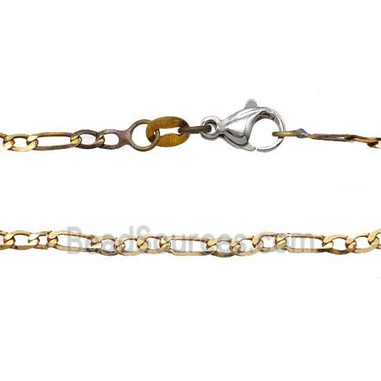 Raw Copper Necklace Chain